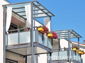 Balkone im Wunschdesign Optik Rundrohr mit Zubehör