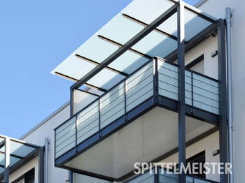 Spittelmeister Balkonsysteme Alu komplett mit Dach