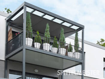 Vorbaubalkon Alu anthrazit