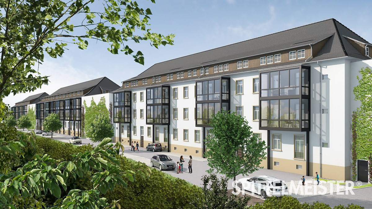 Visualisierung Balkonanbau © Balkonbauer Spittelmeister Visualisierung Balkonanbau Kaserne Rastatt