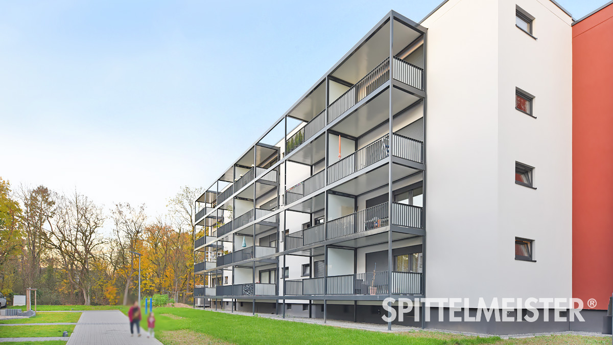 Besondere Balkone Stahl © Balkonbauer Spittelmeister Balkonbau Mühlheim: Besondere Balkone Stahl