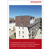 Für Architekten Information zum Projekt als Download. Balkone Sanierung München