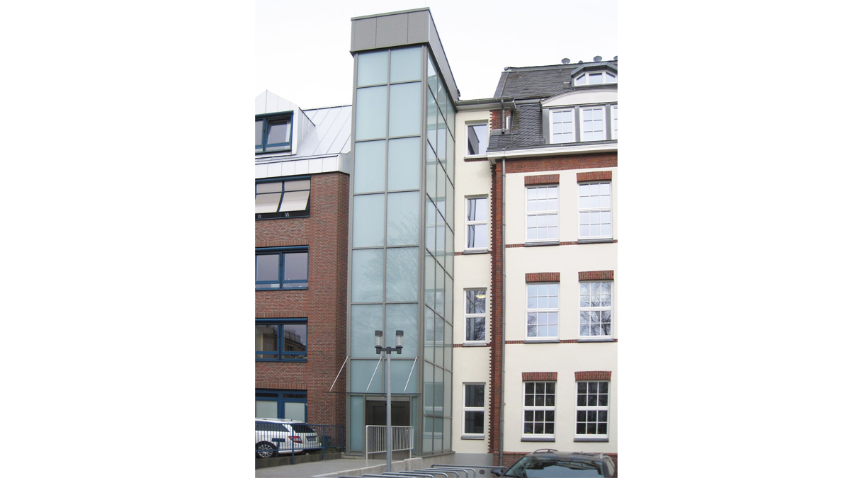 Aufzugsanlage an Hamburg Kunsthochschule