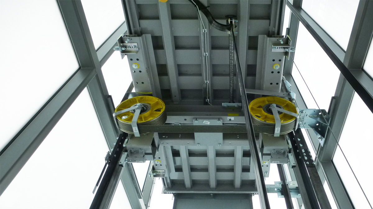 Schachtgerüst an Hamburg Kunsthochschule von Spittelmeister