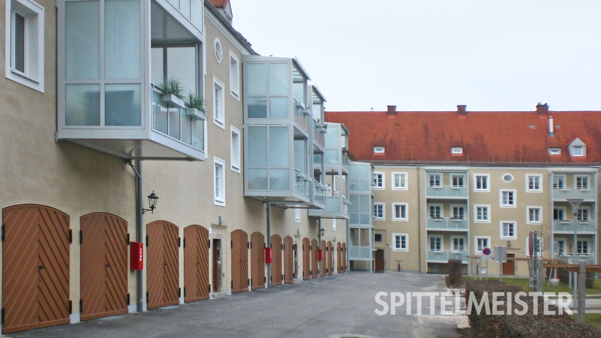 Balkone mit Windschutz in Linz Österreich