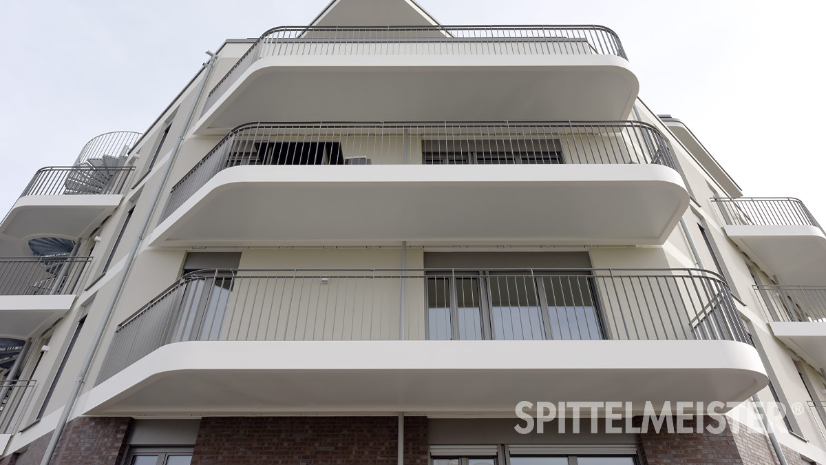 Balkonbau Mainz Runde Balkone